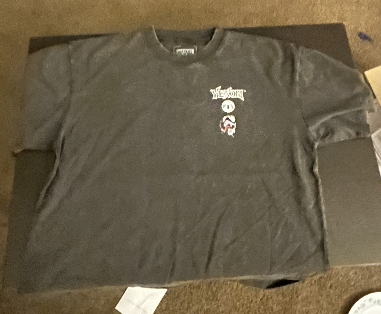 Brand New Marvel Venom Graphic T-Shirt Black Size L Large NWOT