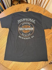 Harley Davidson 110th Anniversary Milwaukee WI Mens Large L T-Shirt-NWT