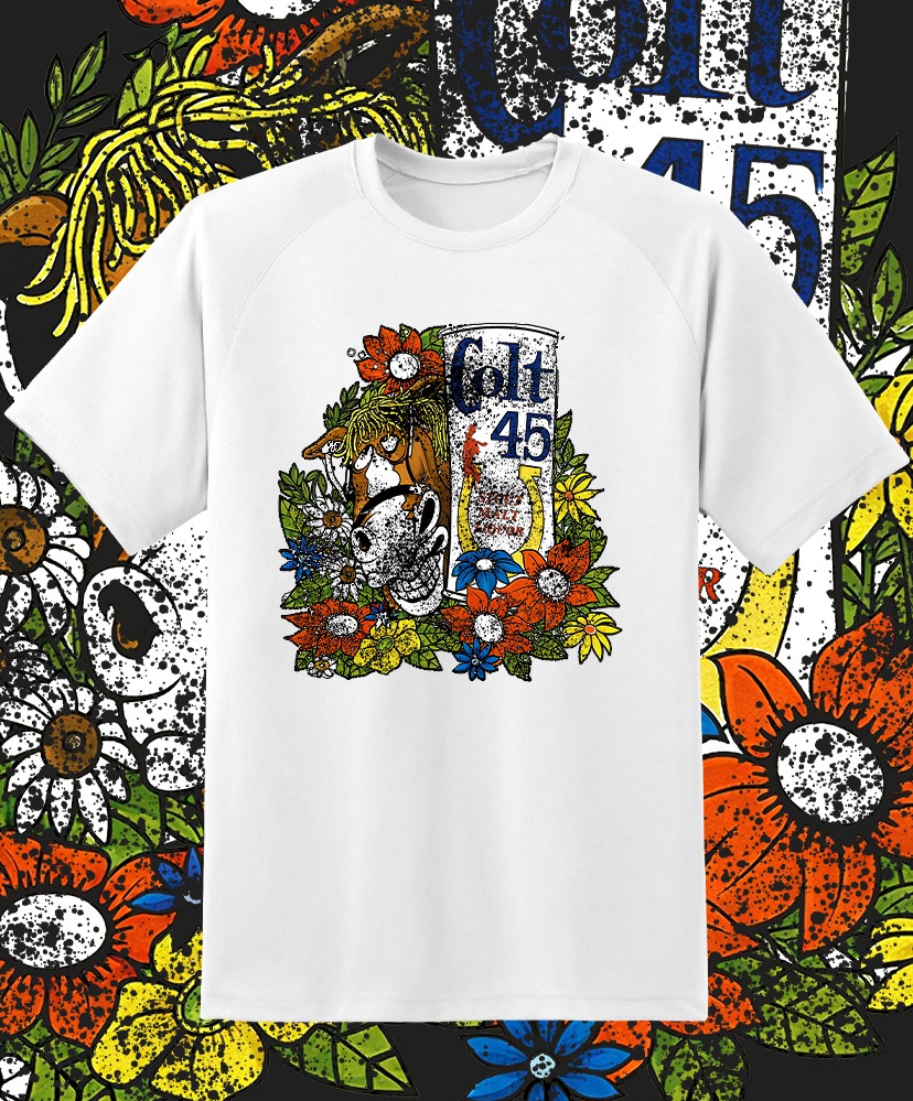 Colt 45 Party Mule 1982 Vintage T Shirt Adult & Youth sizes Fast Ship! gallery