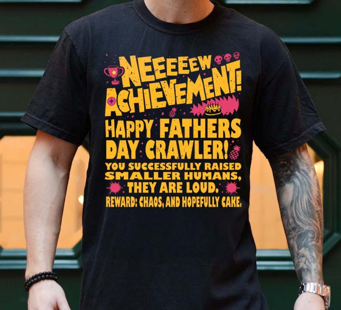 Dungeon Crawler Carl Father's Day Shirt Funny LitRPG Dad Achievement Tee gallery