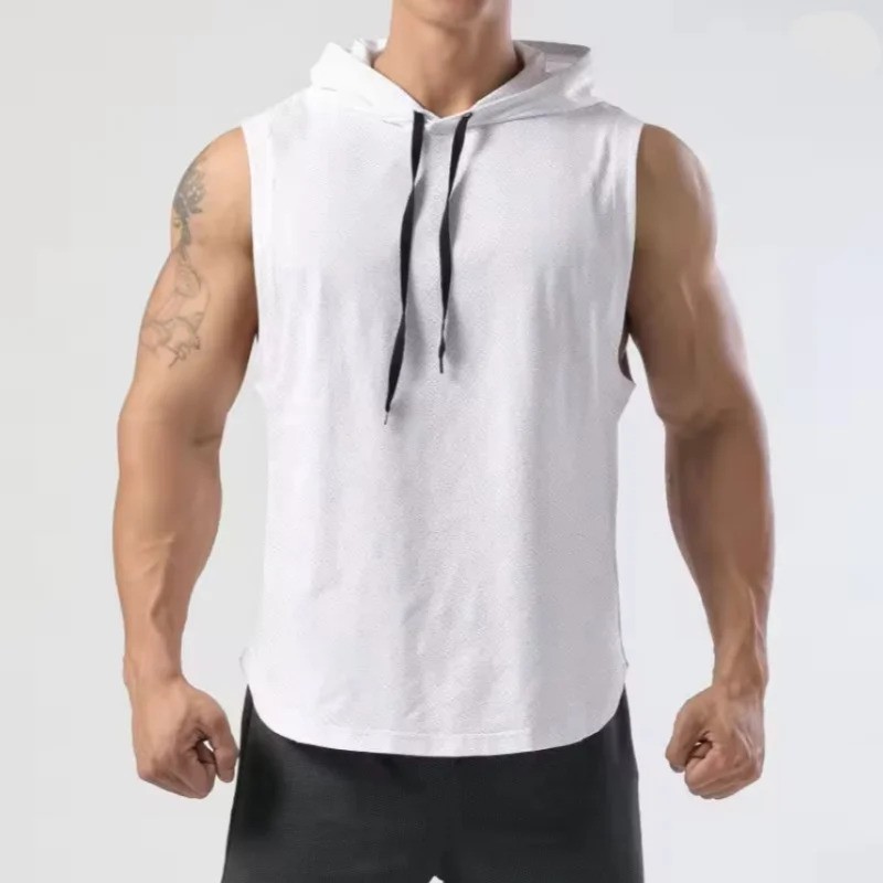 2026 Solid Color Men's Tank Top Hip Hop Sleeveless Vest Gym Casual Shirt gallery