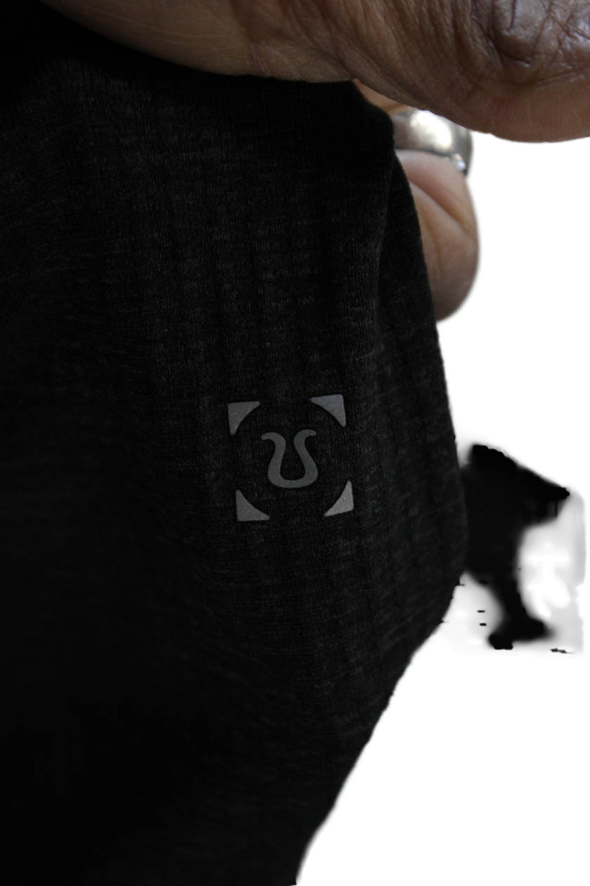 Lululemon Mens Black Short Sleeve T-Shirt Nylon Blend Crew Neck Size S gallery