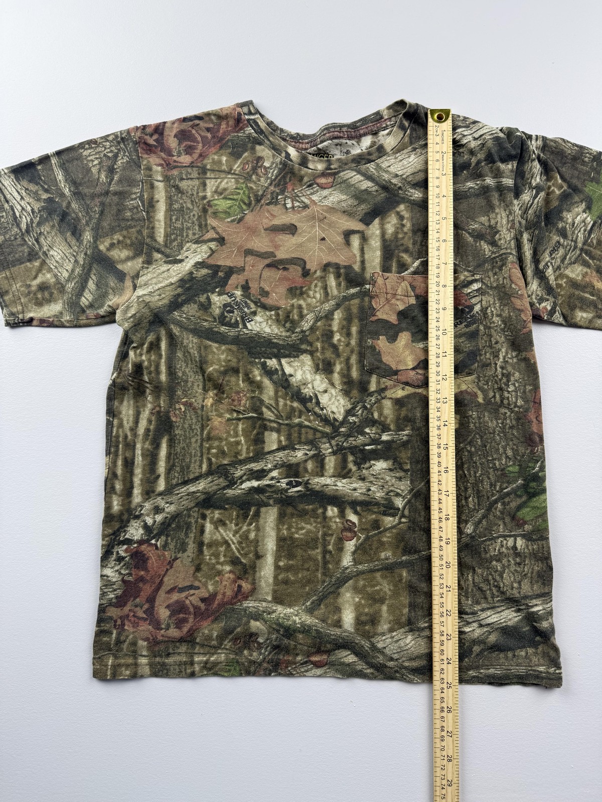 Ranger Shirt Mens Medium Brown Camo Short Sleeve Pocket Tee Hunting Outdoor gallery