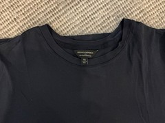 Banana Republic Men’s Luxe Touch Performance Tee, Navy, Size XL
