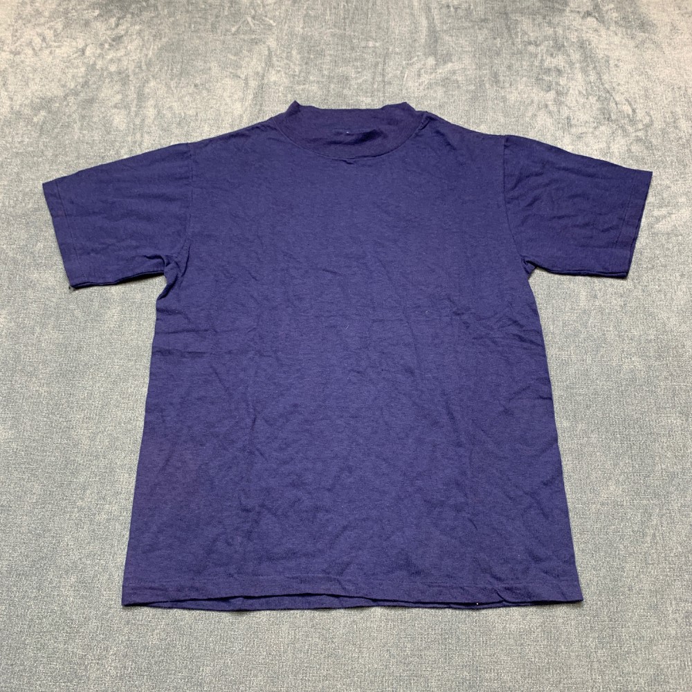 Vintage Hanes Beefy-T T Shirt Men's S 34-36 Purple Cotton Short Sleeve Classic gallery