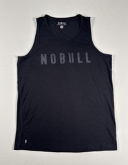 Nobull Shirt Mens Medium Black Tank Top Training Performance Workout No Bull