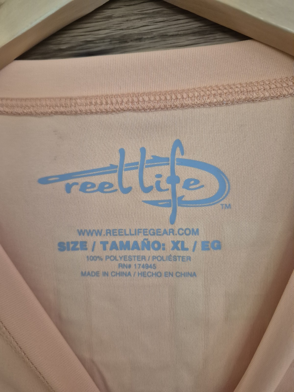 Reel Life Shirt XL Long Sleeve Fishing Graphic Outdoors Quick Dry Sun Protection gallery