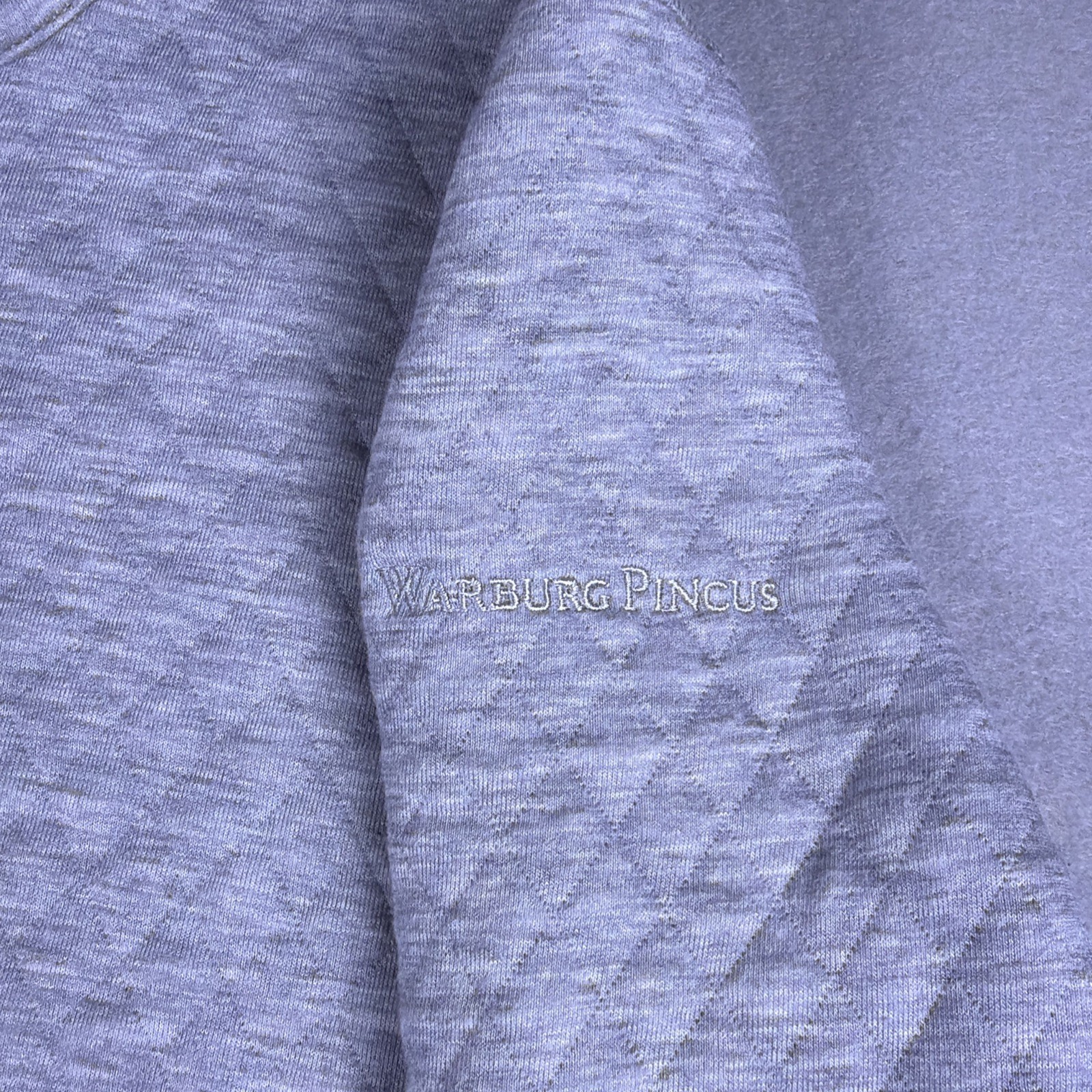 Marine Layer Crobet Pullover Mens Medium Charcoal Gray Snap Quilted Reversible gallery