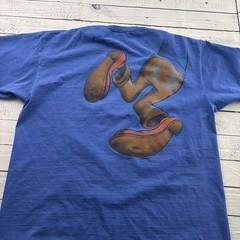 Vintage Disney Designs Goofy Short Sleeve T Shirt Men’s OSFA Blue