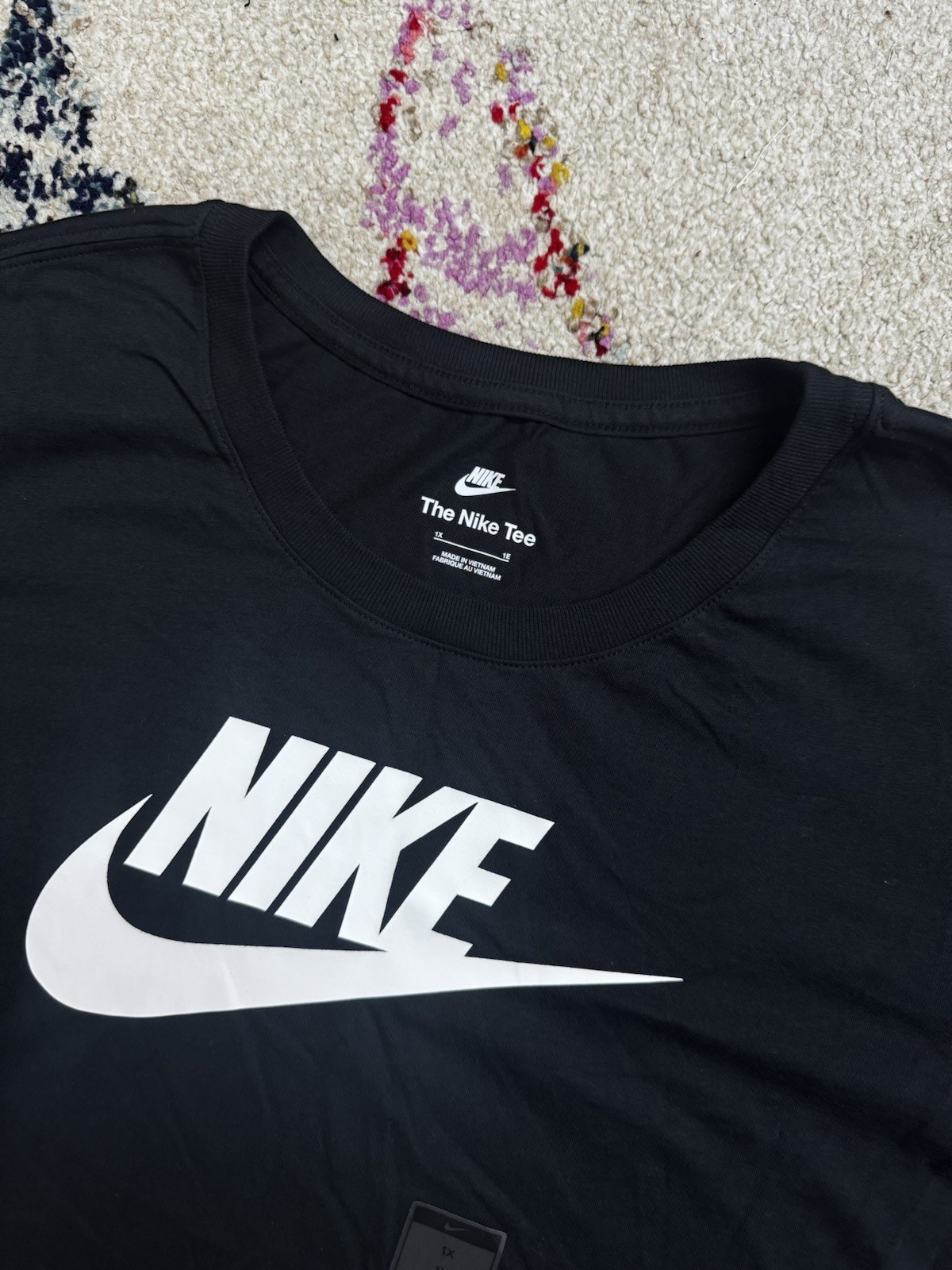 Nike Icon Future T Shirt Mens L Black Short Sleeve Swoosh Logo Cotton Crewneck gallery
