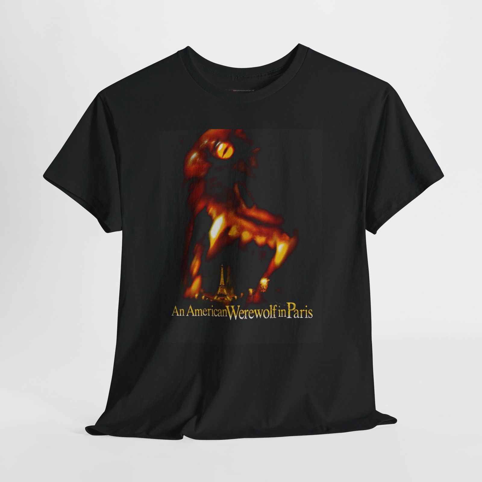 American Werewolf in Paris 1997 Retro Movie Poster Horror Unisex Graphic T-Shirt gallery