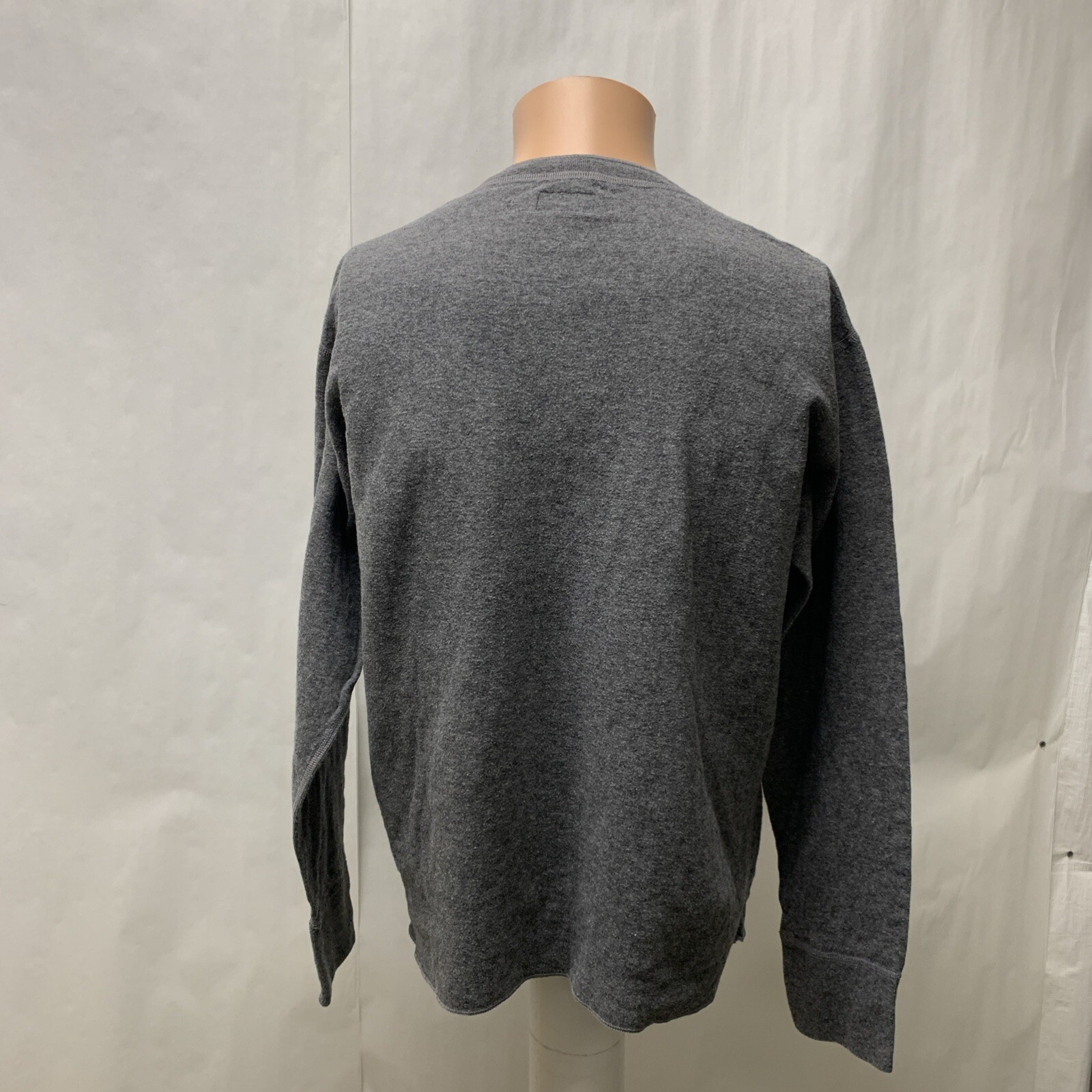 L L Bean mens large reg 2 Layer Shirt Crewneck Long Sleeve Cotton Wool Nylon gallery