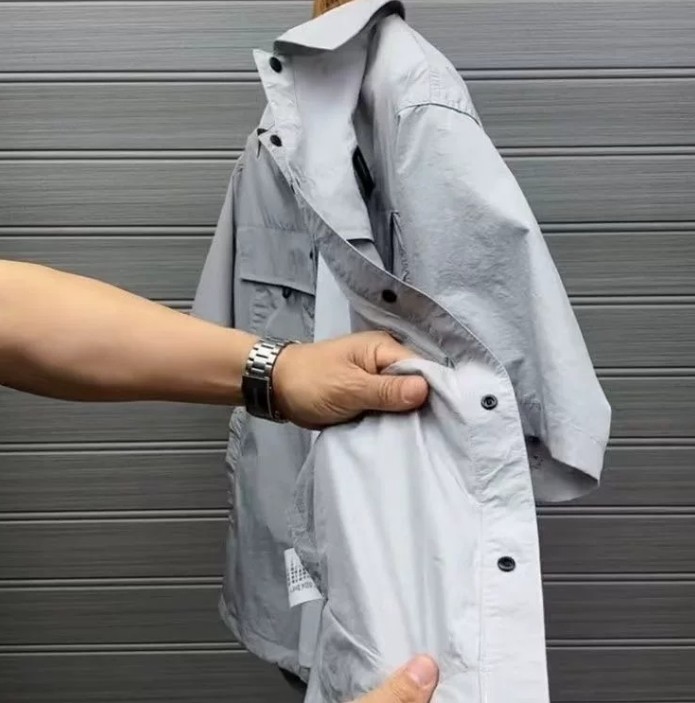 Summer New Outdoor Multi Pocket Quick Drying Short Sleeved Shirt gallery