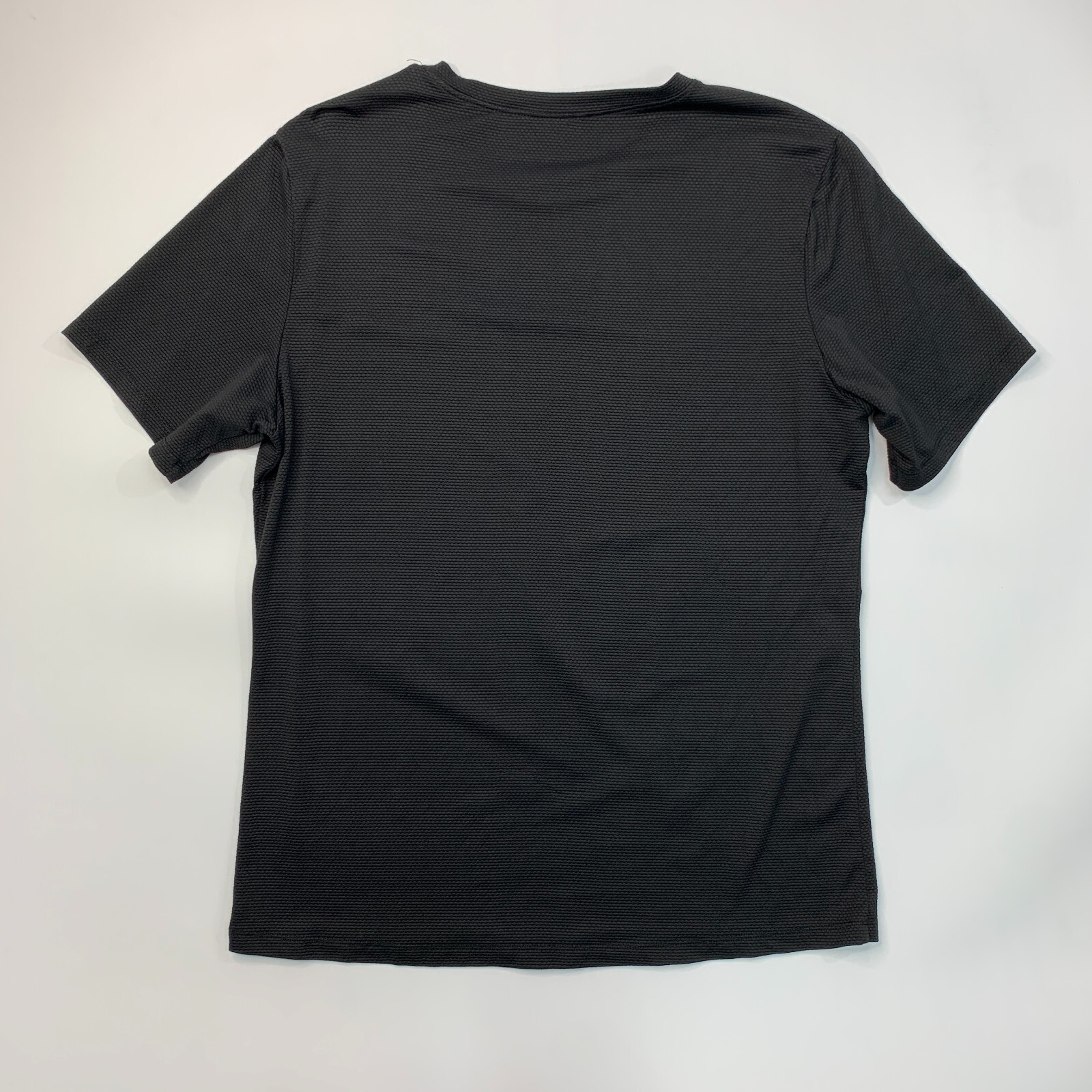 Neleus Textured T Shirt Mens L Large Black Short Sleeve Gym Workout Training Tee gallery