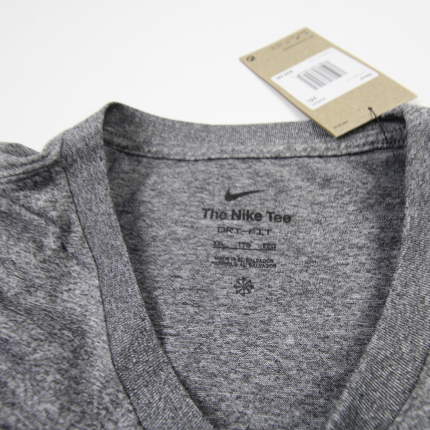 Nike Dri-Fit Long Sleeve Shirt Men's Gray New with Tags XXL gallery