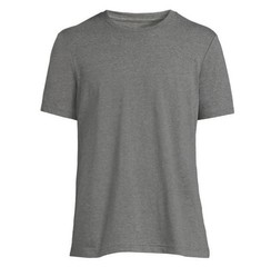 6 Pack George Gray Beige Blue Men’s S 34-36 Crew T-Shirts Moisture Wicking (HB)