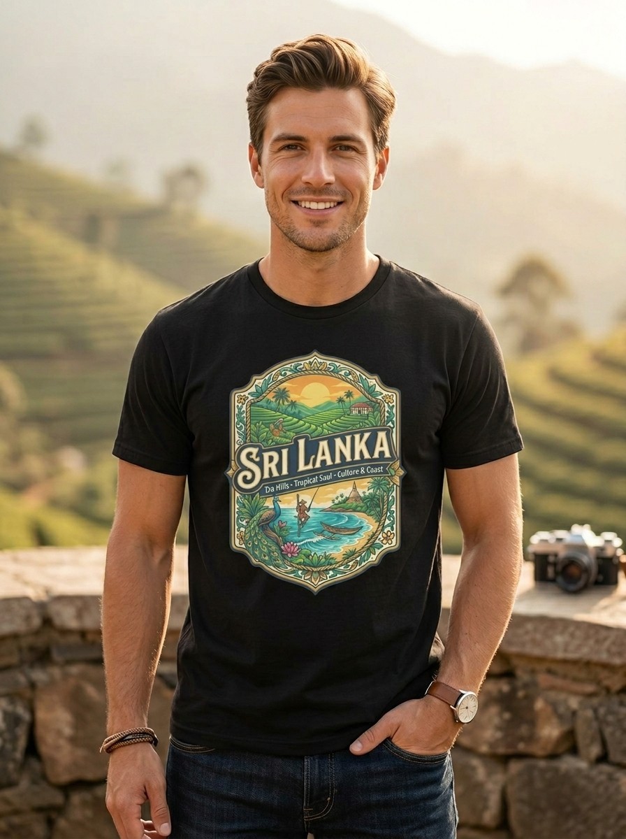 Sri Lanka Tropical Graphic T-Shirt Unisex Travel Tee gallery