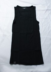 Ekkovision Men’s Solid Ribbed Knit Comfort Core Tank Top EH6 Black Large