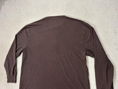 Pendleton Shirt Mens XL Brown Long Sleeve Henley Cotton Linen Tee Base layer