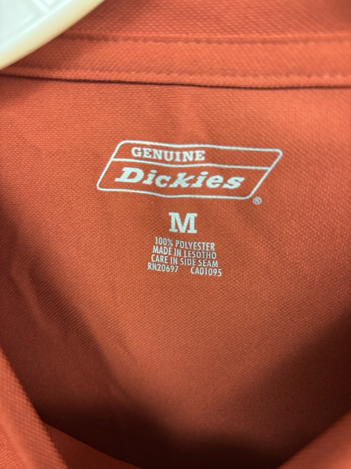 Genuine Dickies Work/Activewear Pocket Long Sleeve T Size Medium EUC Polyester gallery