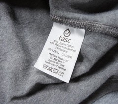 Tasc Performance Quarter Zip Pullover Mens Medium Gray Bamboo Pebble Beach Golf