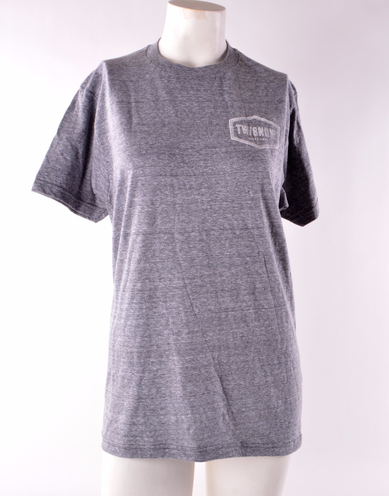 NWOT MENS OPTIMA TRI BLEND TW/SNOW T SHIRT $20 S Heather Grey gallery