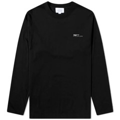 Sunspel Studio Nicholson Long Sleeve Cotton T-Shirt Black M 44/46 New
