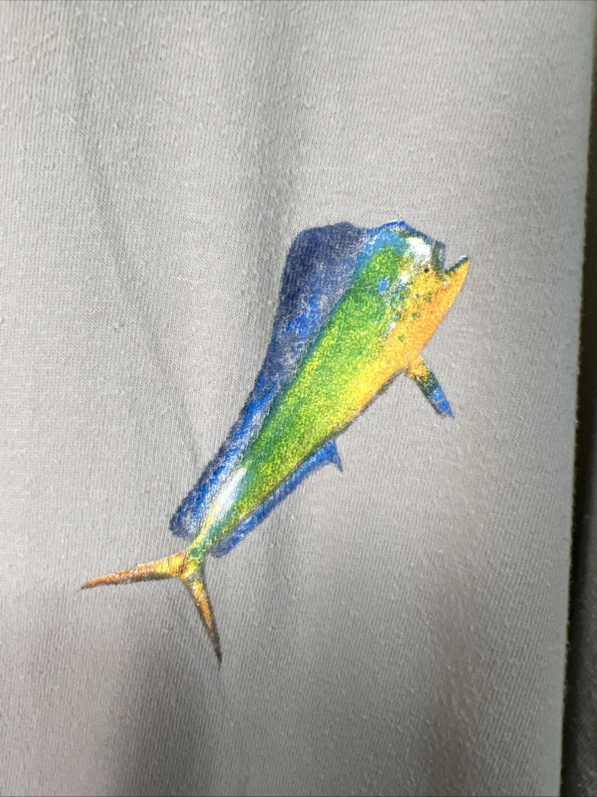 Saltwater Fishing T Shirt XL Mahi Mahi Dolphin Fish Graphic Outdoors gallery