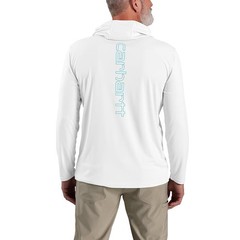 Carhartt Force Sun Defender Long-Sleeve Logo Graphic T-Shirt 106165 White LARGE