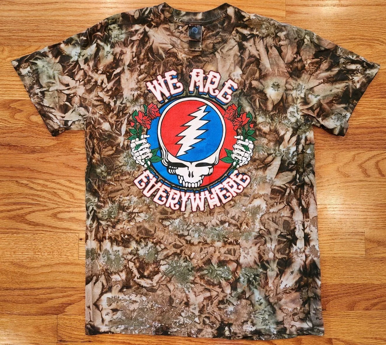Grateful Dead We Are Everywhere Shirt M Tie Dye Double Sided Used Jerry Garcia