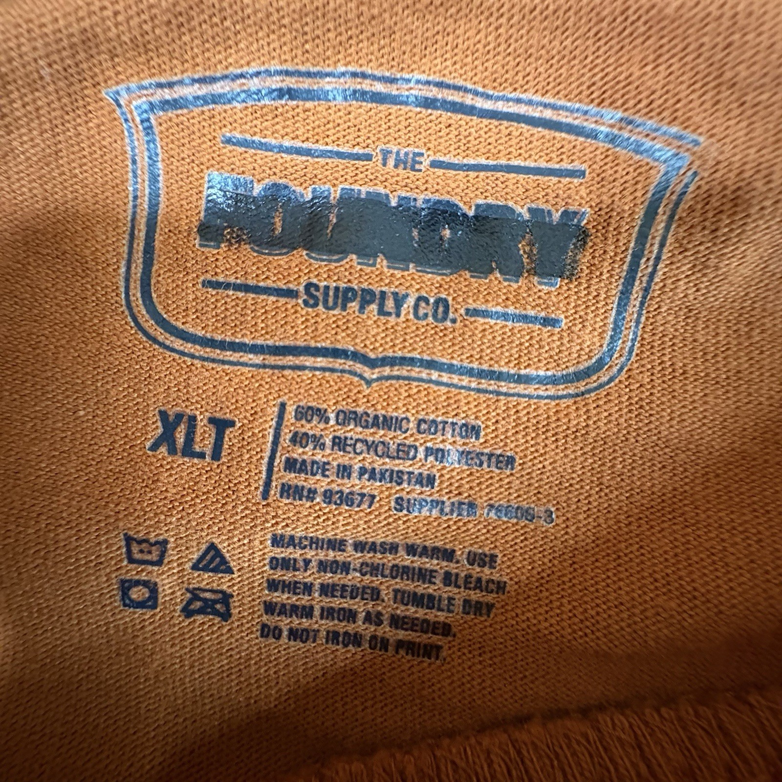 Foundry Men's XLT Orange Graphic LS T Shirt Mountain Outdoors SEE DESCRIPTION gallery