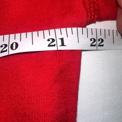 Rhude Reverse Tee Shirt Mens Extra Small Red Crew Neck Embroidered Logo Cotton