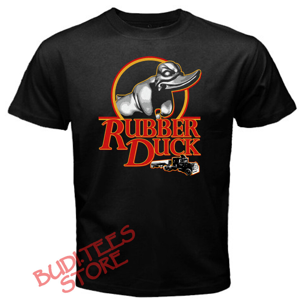 Rubber Duck Convoy Inspired Truck Movie Men's Black T-Shirt Size S-5XL gallery