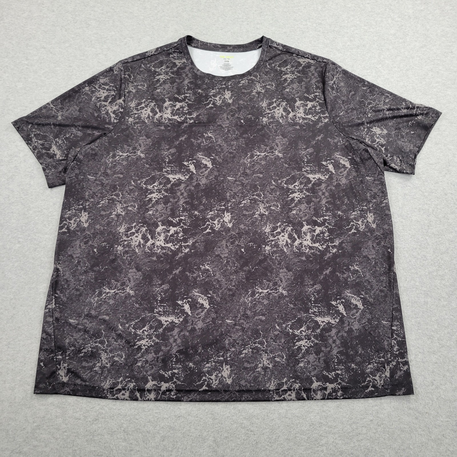 Tek Gear Dry Tek Shirt Mens 3XB Big Gray Performance Abstract gallery