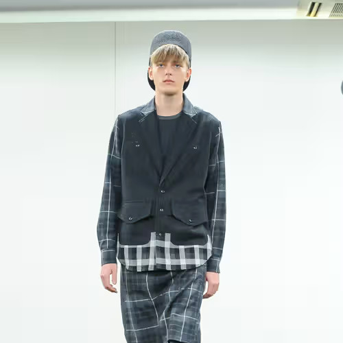 Comme Des Garçons Ganryu 2014 Fall/Winter Shirt Wool Rare Flannel Sz M Japan