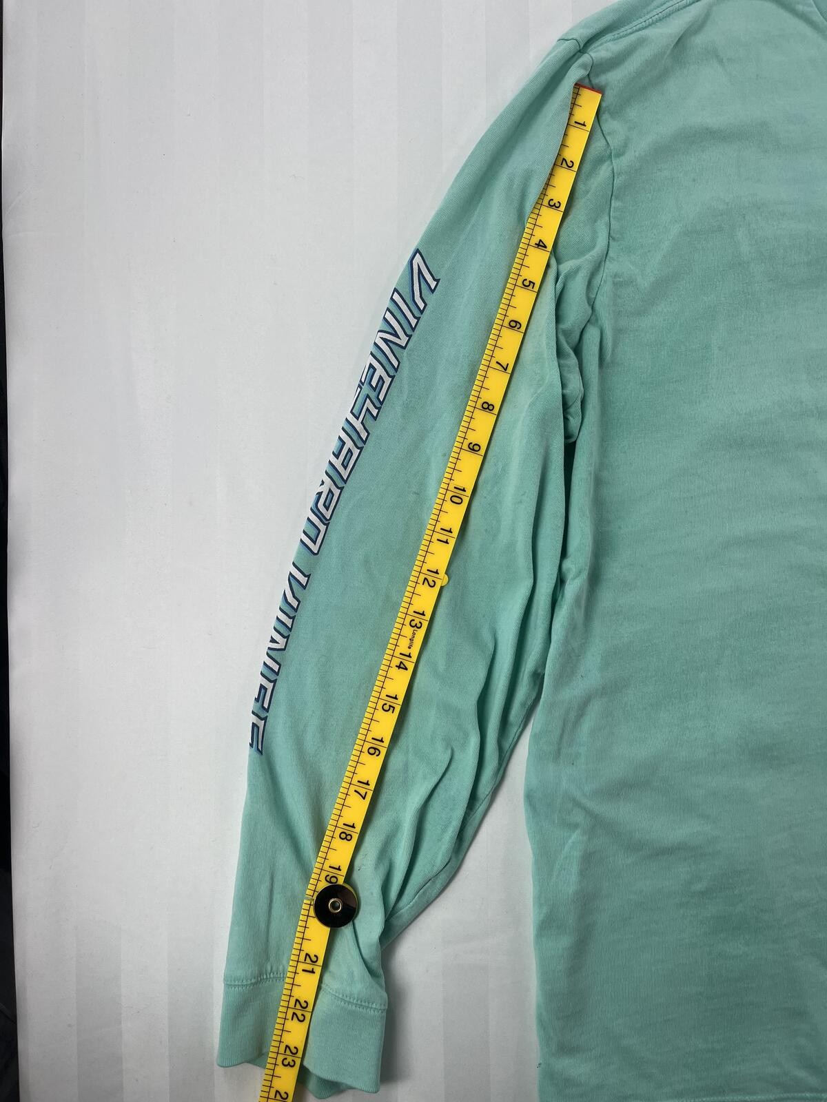 Vineyard Vines Mint Green Long Sleeve Pocket Graphic T-Shirt Men's L gallery