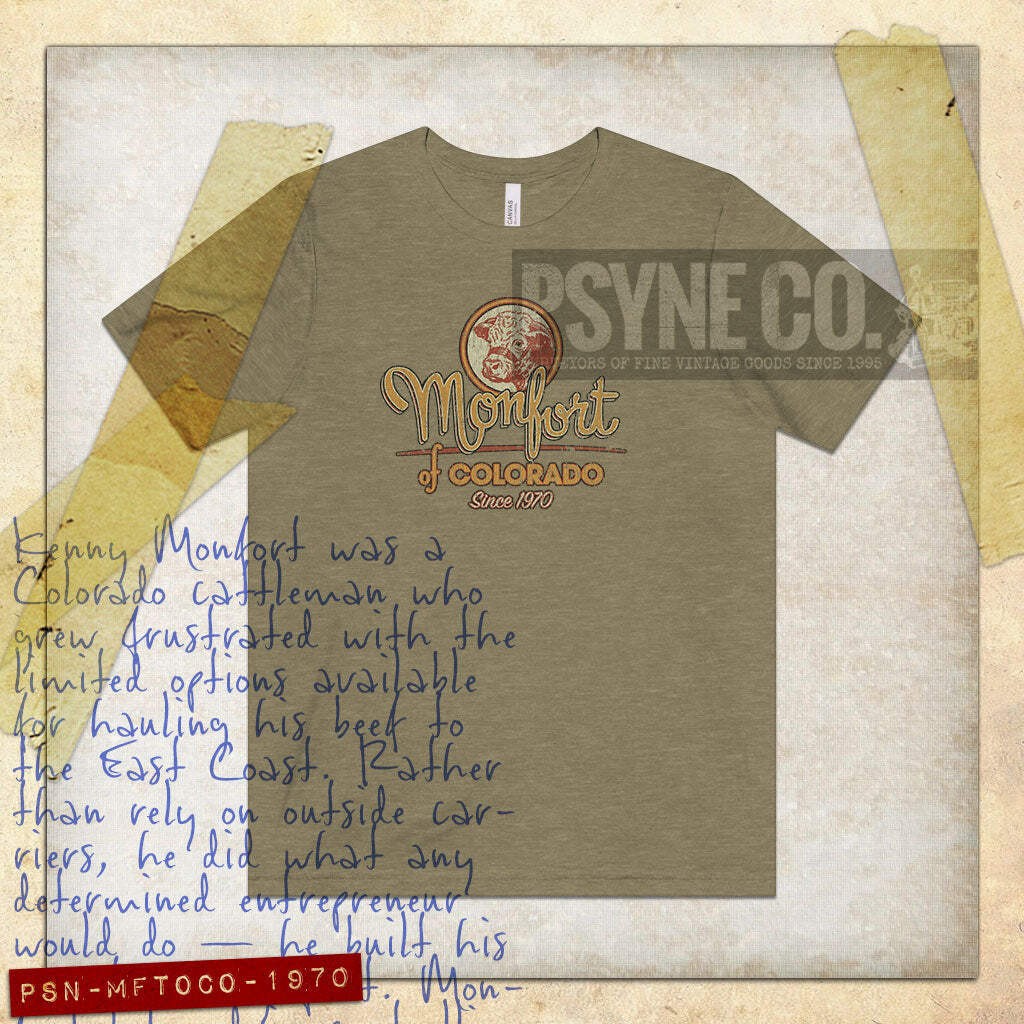 Monfort of Colorado Trucking 1970 Vintage Men's T-Shirt gallery