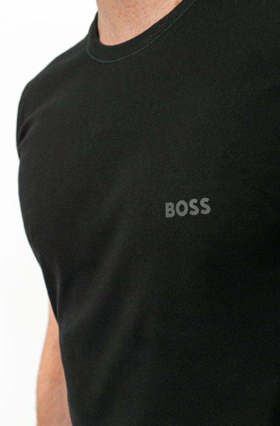 BOSS Mens T-Shirts Multicoloured 3 Pack Short Sleeve With Logo - Size XXL gallery