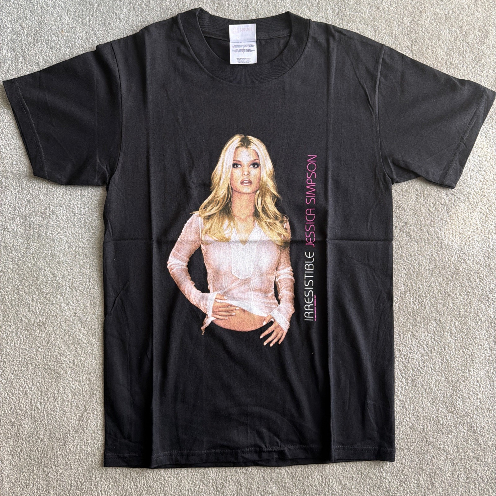 Jessica Simpson Irresistible Tour 2001 Dreamchaser Double Sided Authentic Vtg S