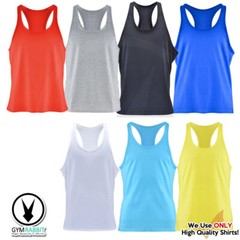 Gym Rabbit Men’s Bodybuilding Stringer Singlets Weight-Training Racerback Tank