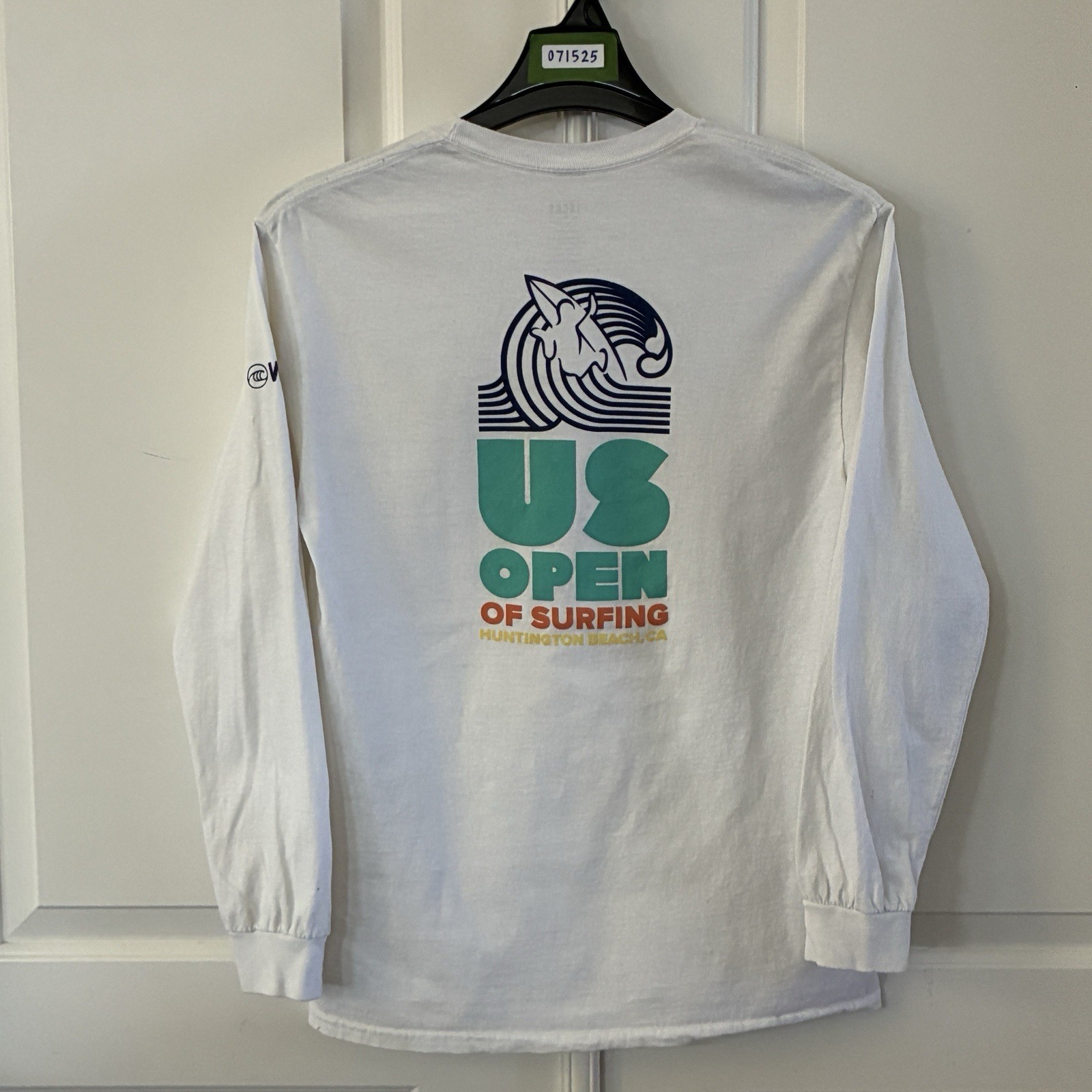 US Open of Surfing Huntington CA Shirt Adult M White Surfer Beach Outdoor Mens