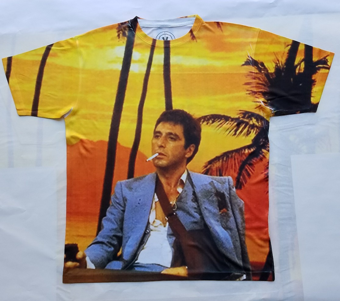 Scarface Frank's Office T shirt Miami south beach 80s tony montana gallery