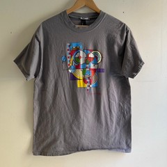 Frank Lloyd Wright Foundation Graphic T Shirt Abstract Art Turtles Gray Size L