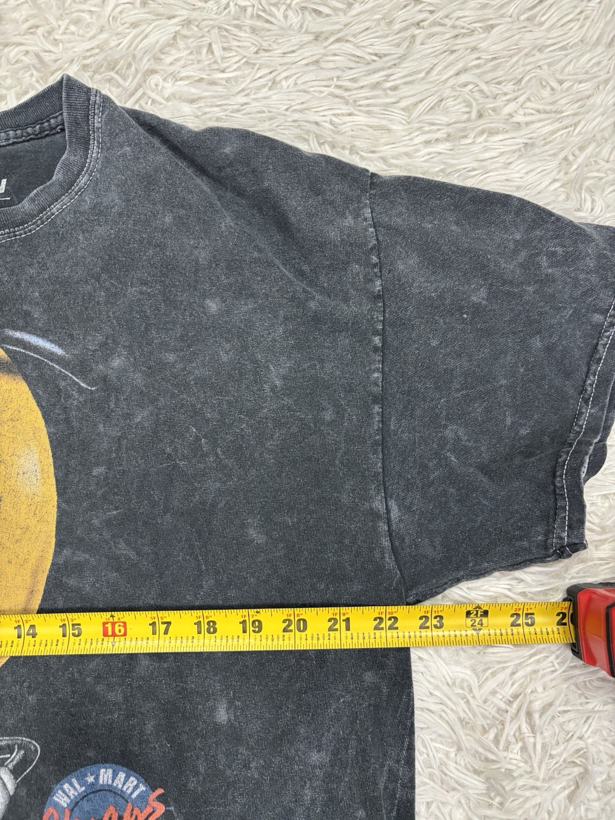 Fifth Sun Walmart Smiley Face Always Graphic T-Shirt Black Mineral Wash Large gallery