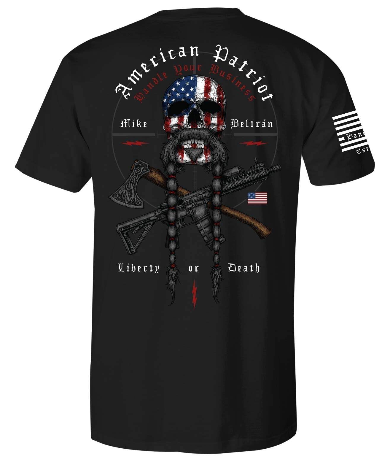 Howitzer Clothing Men's T-shirt Beltran Patriot Military Grunt MFG gallery