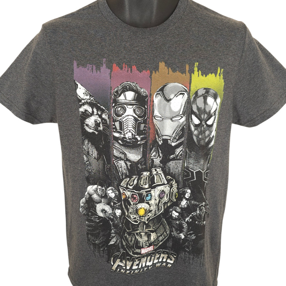 Avengers Infinity War T Shirt Mens Size Small Gray Marvel Comics Movie Tee gallery
