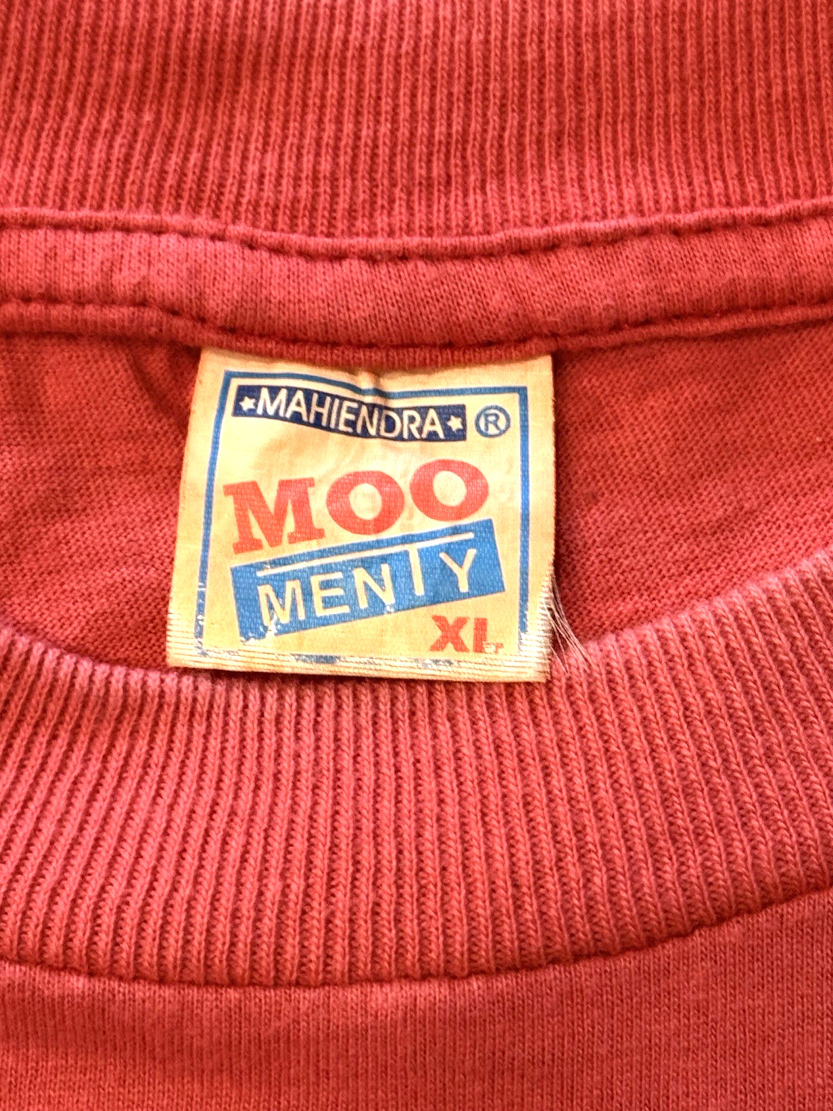 Vintage Taj Mahal India T Shirt Made In India Tourist Graphic Red Tee Fits M gallery