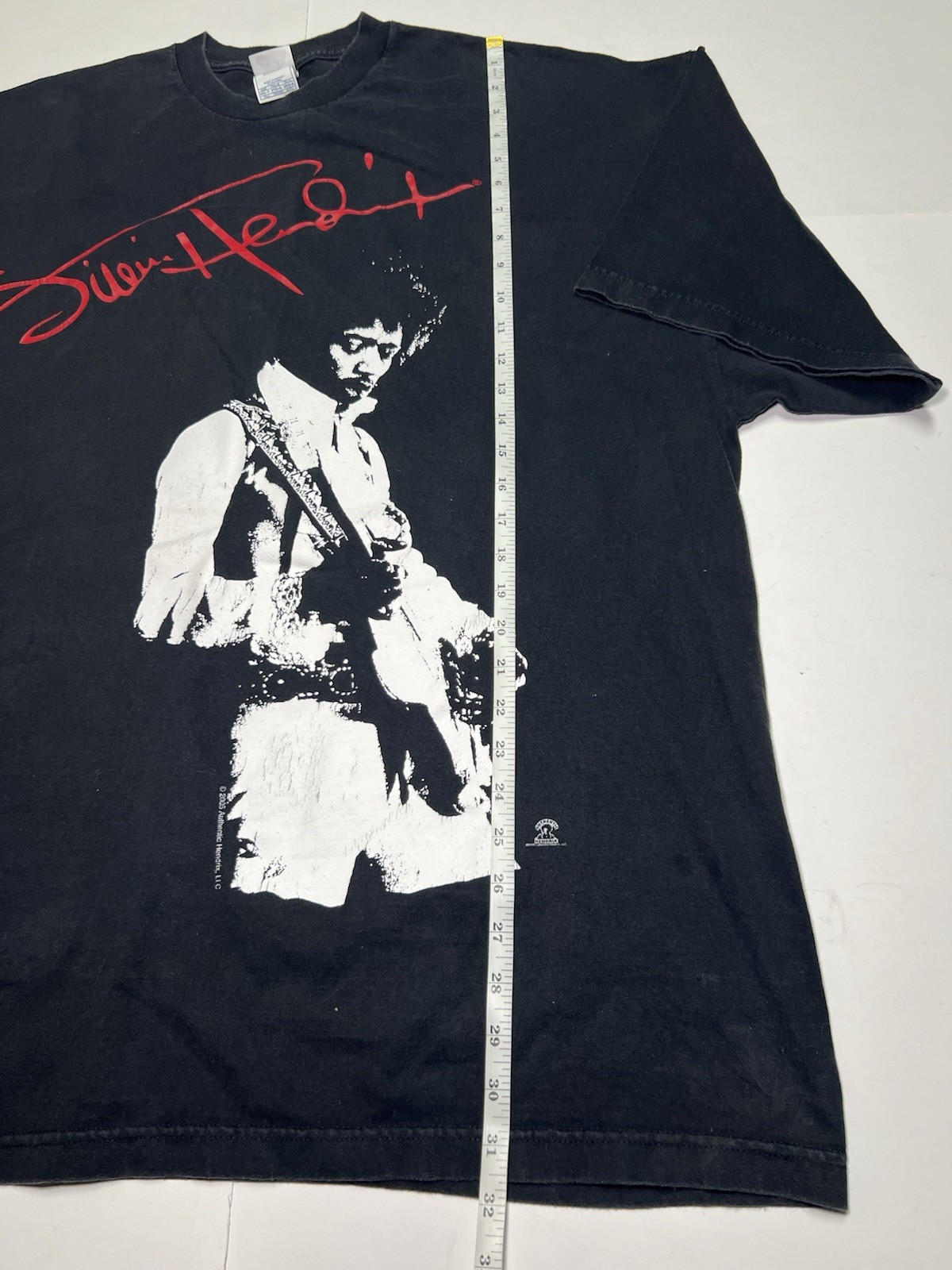 Vintage 2005 Jimi Hendrix T Shirt Black Graphic Band Tee XXL Rock gallery