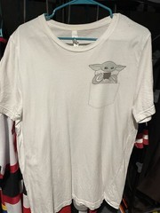 Star Wars Custom Made Grogu Print T-Shirt White Men’s Large