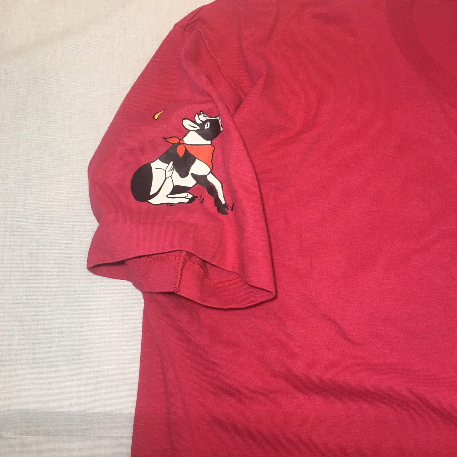 Vintage Shirt XL Fruit Loom Best Single Stitch Colorado Pink Cow Graphic 90s gallery